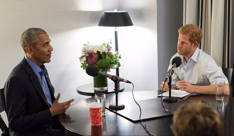 Obama accepts an interview with Prince Harry on using social media with caution.jpg
