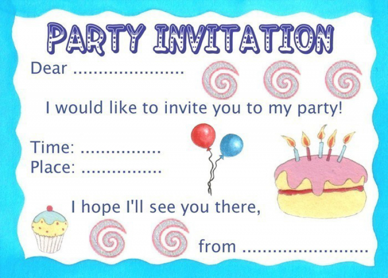 Invitation to the Party 聚会邀请函
