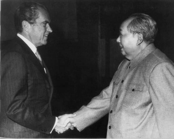尼克松与毛主席