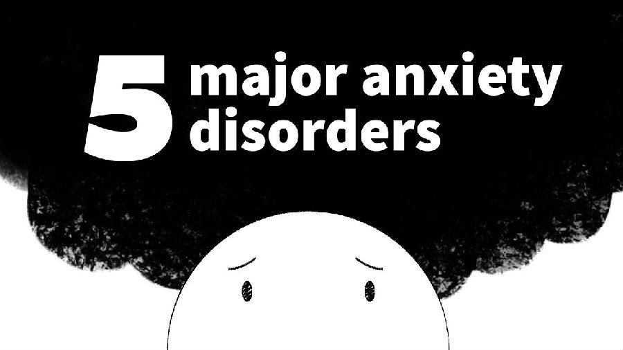  5种主要焦虑性障碍