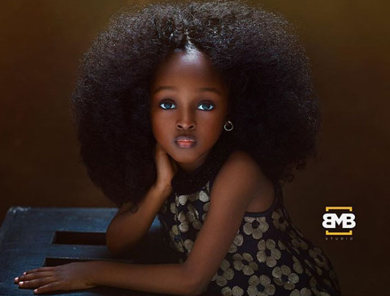 世上最美女孩! 尼日利亚5岁小美女引爆社交网络!