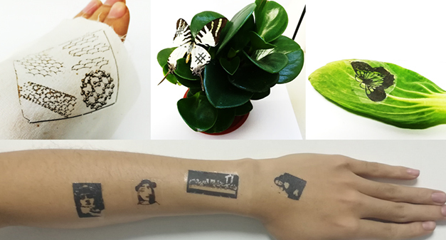 中国科学家研发出纹身式电子皮肤