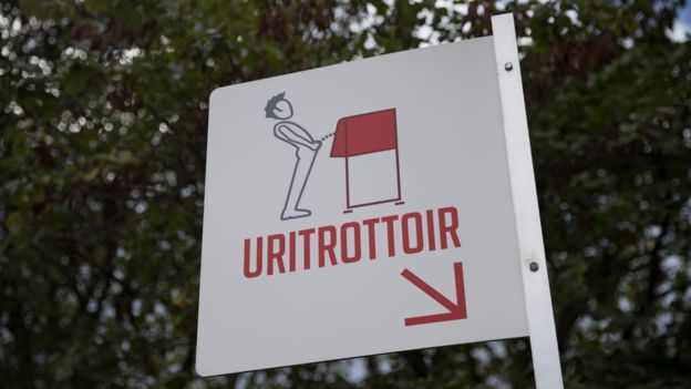 The installation of a high-tech outdoor urinal in Paris has caused controversy.jpg