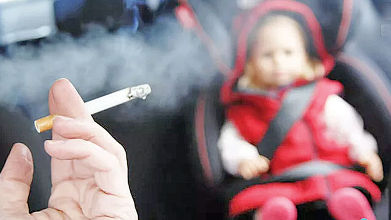 Studies have shown that passive smoking in children leads to the risk of chronic lung disease.jpg