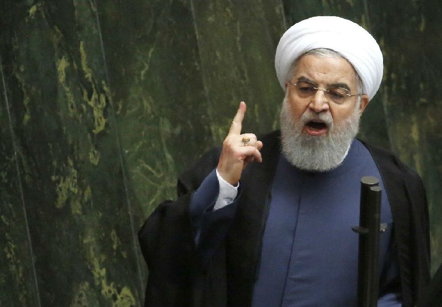Iran lawmakers chide Rouhani for economic woes.jpg