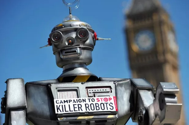 越来越多的人支持禁止杀人机器人的条约.jpg