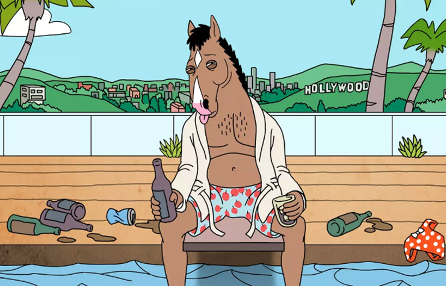 The fifth season of ``Horse Boy BoJack'' aired this week, and the poisonous chicken soup is coming again.jpg