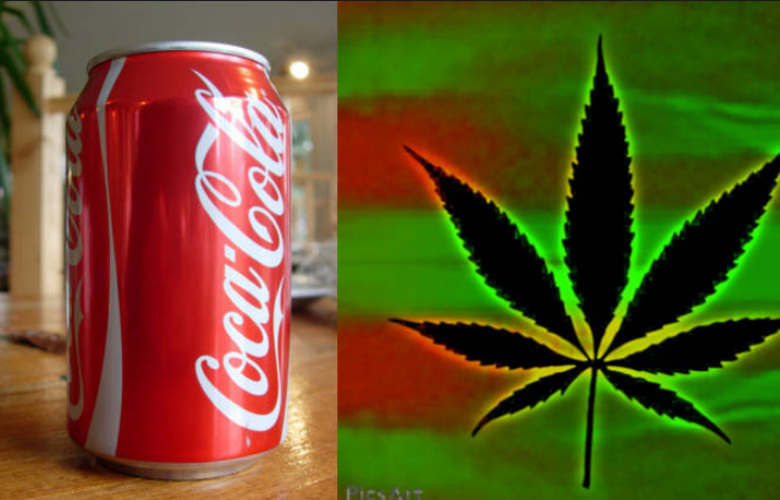 Coca-Cola will cooperate with cannabis producers to produce beverages.jpg