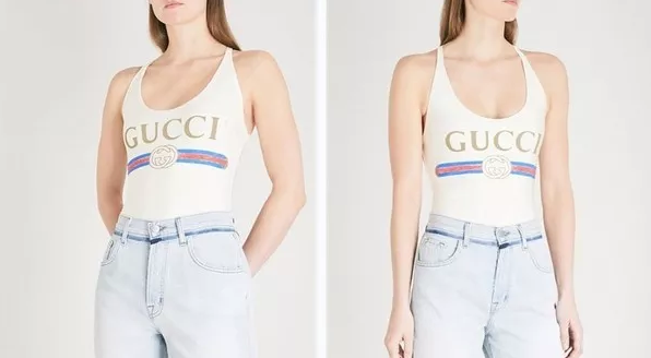 The Gucci swimsuit worth 380 dollars can't swim, but it's out of stock? .jpg