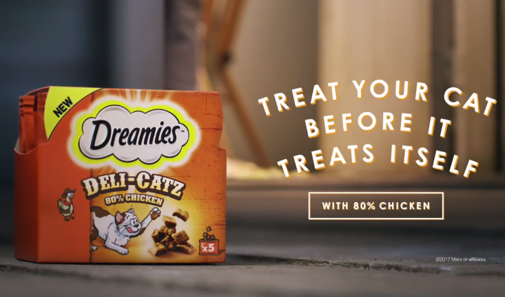英国Dreamies猫粮创意广告 好朋友?