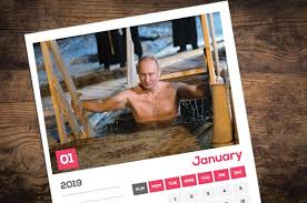 Overwhelming stars Putin’s photo calendar sales rank first in Japan.jpg