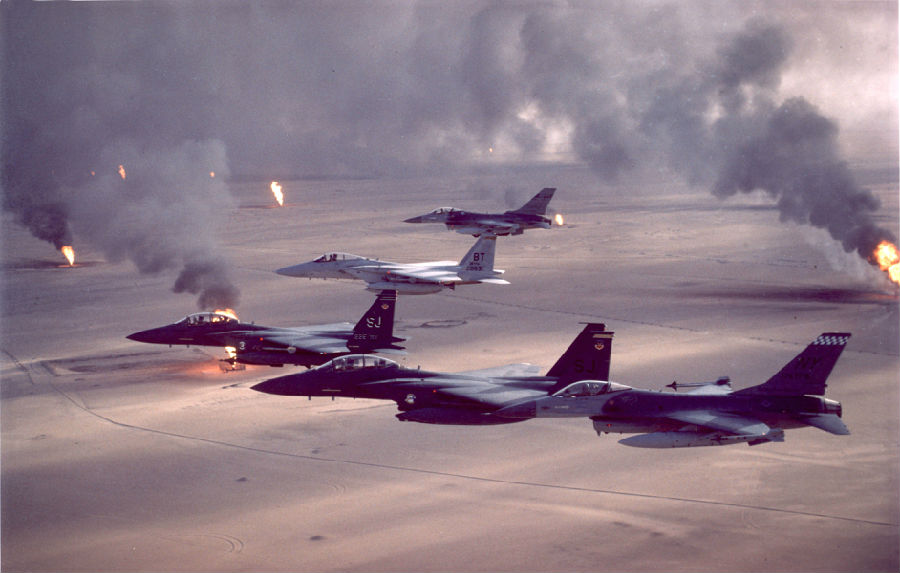 Gulf War in 1991