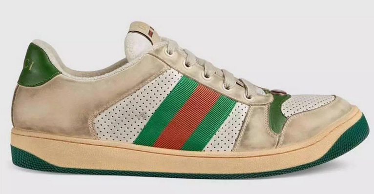 Gucci的新设计，直接卖脏鞋子.png