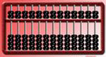 A Chinese abacus, or suan pan