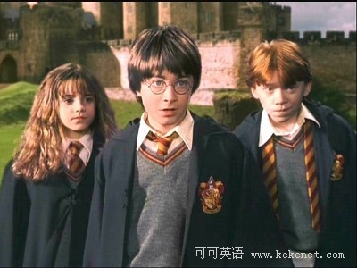 harry potter and the philosopher"s stone, 2001 一开始三人明显谈